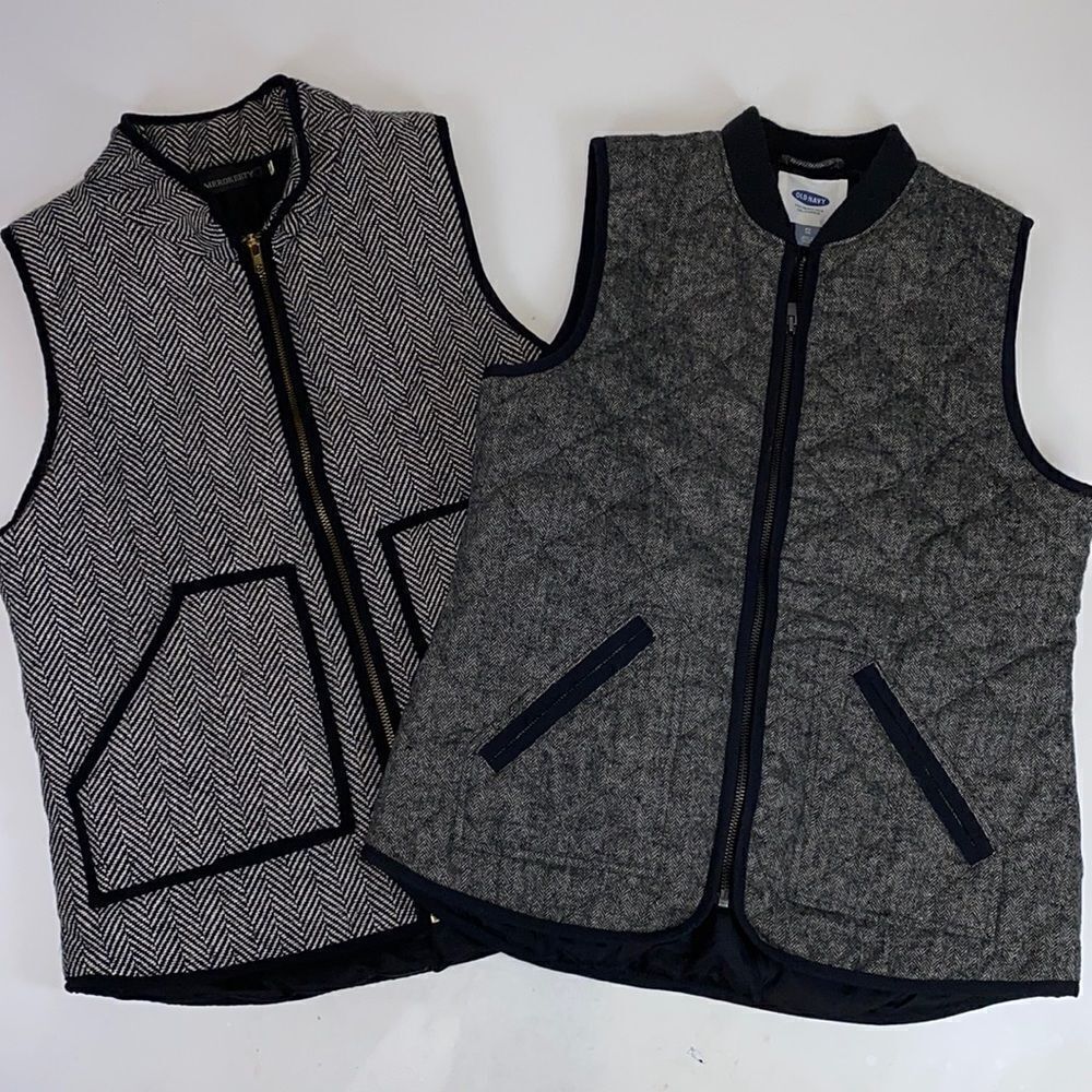 Vest lot of‎ 2 Old Navy and MEROKEETY size small
